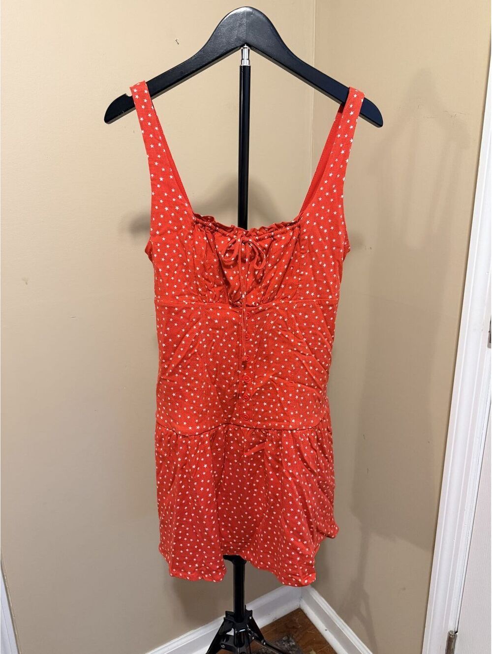 Wild Fable Red Star Print Cami Dress Size S NWOT